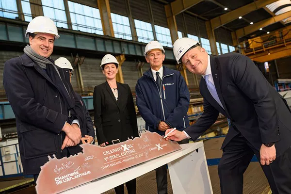 Steel Cutting of Celebrity Xcel 2025