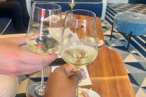 Epicurean French Wine Tasting on Atlas Ocean Voyages' World Traveller