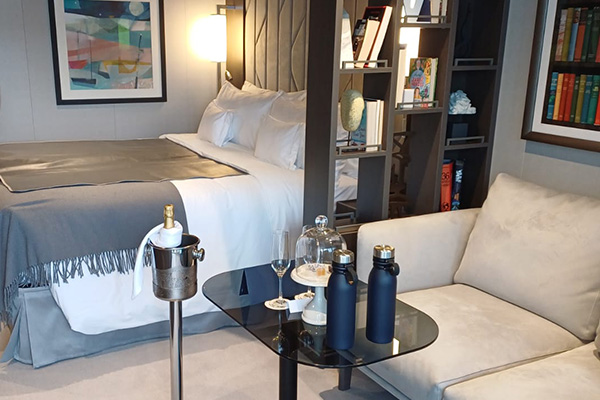 OT4 Ocean Terrace Suite on Deck 9 Midship on Explora Journeys 