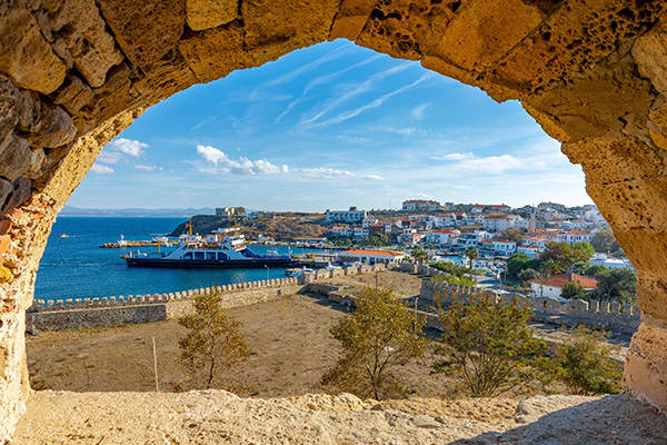 Bozcaada, view from the Castle, Turkey