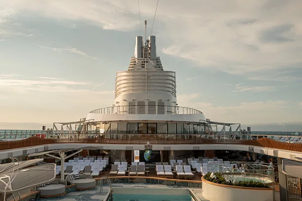Top Deck & Pool deck on Oceania Allura